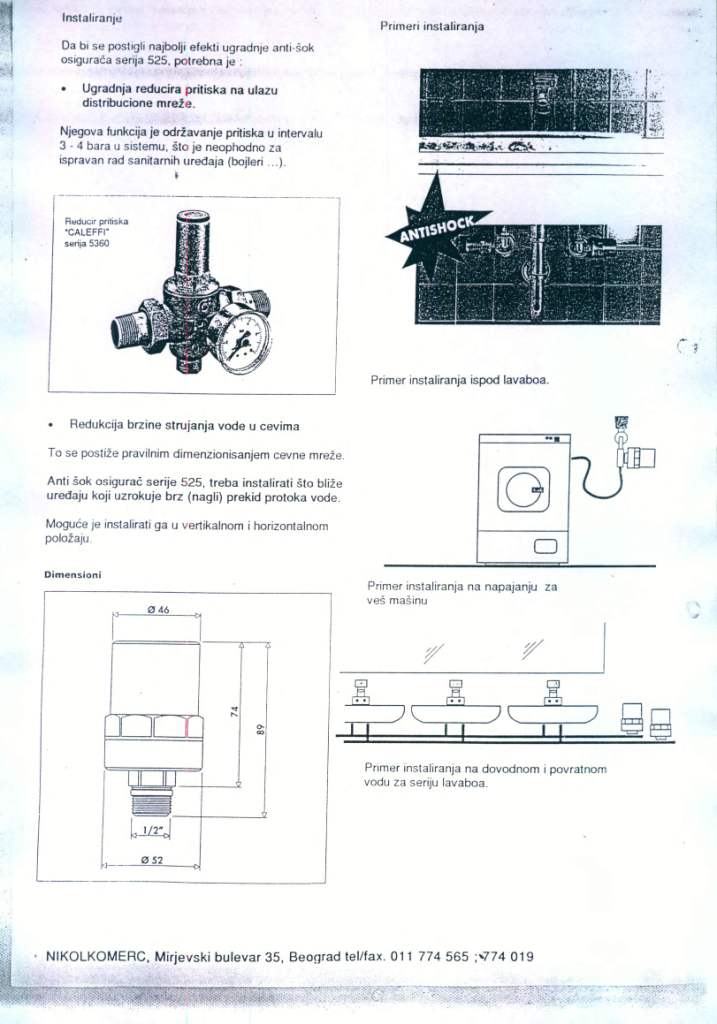 Bojler curi na sigurnosnom ventilu